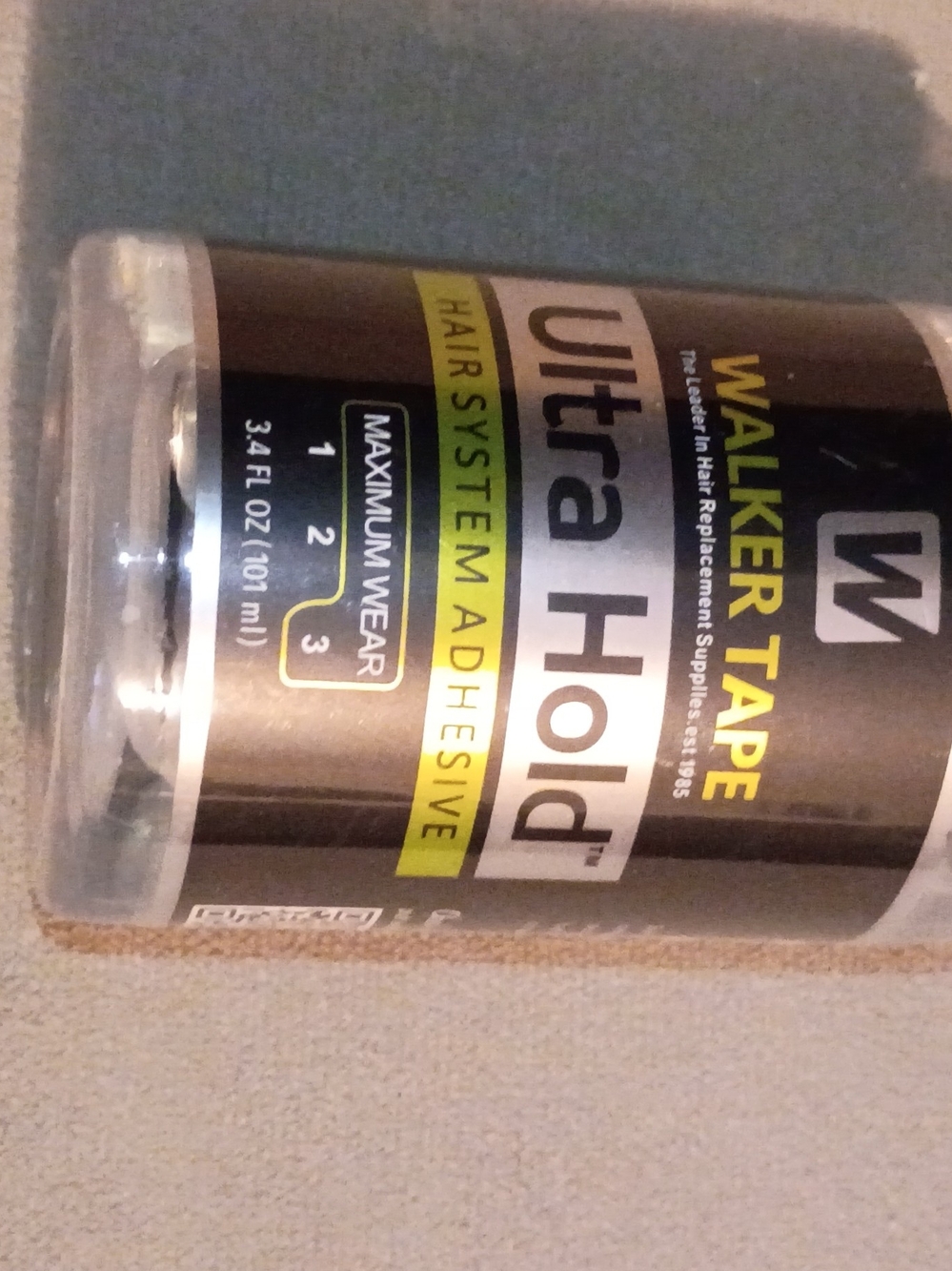 Walker Tape Ultra Hold Hair System Adhesive - Black and Yellow
